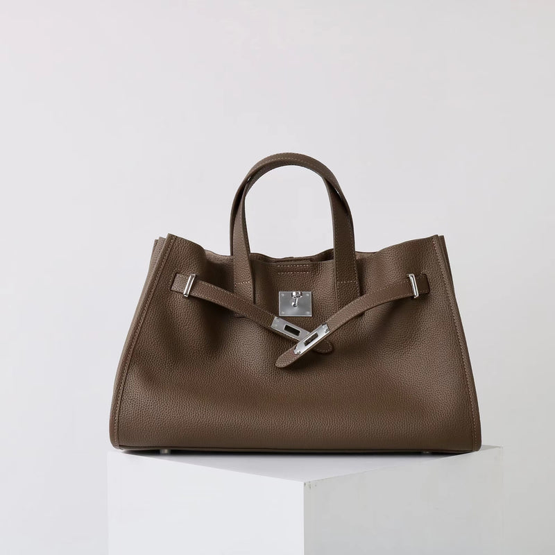 Elegant Leather Tote Bag