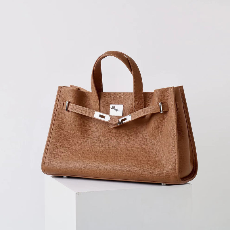Elegant Leather Tote Bag