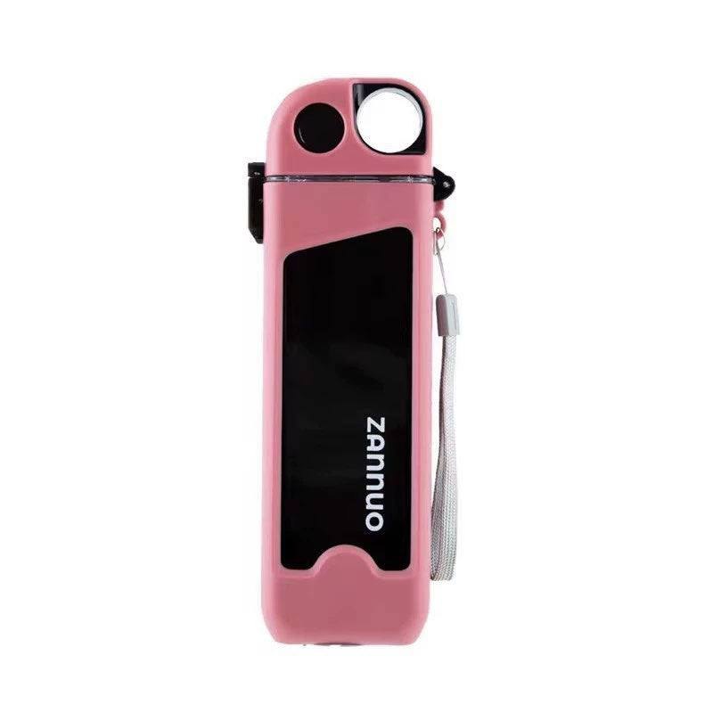 Portable Square Water Bottle with Straw