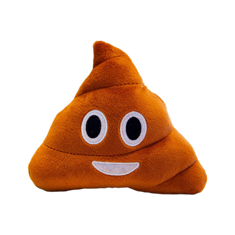 Funny Poop Emoji Plush Pillow
