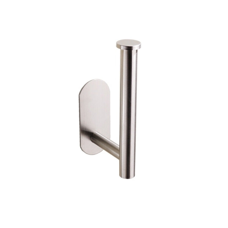 Wall-Mounted Toilet Paper Roll Holder with Phone Shelf