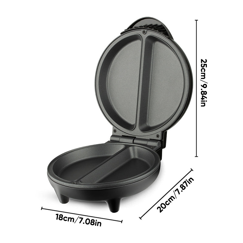 Dual-Zone Electric Omelette Maker