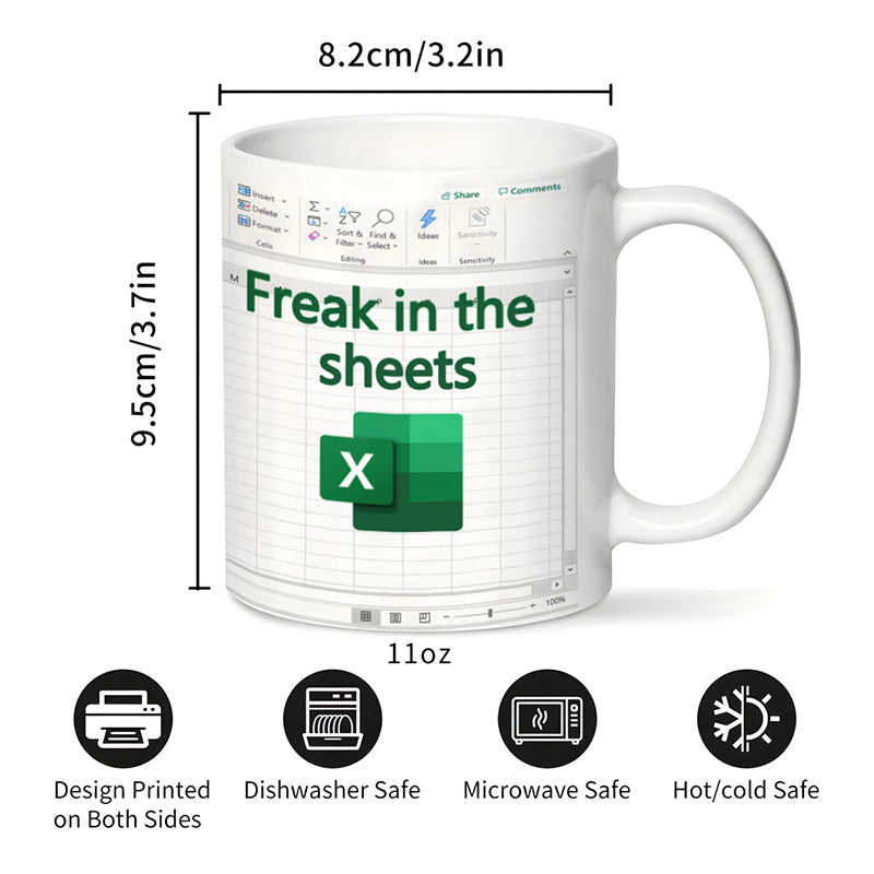 Funny Excel Mug for Office Lovers