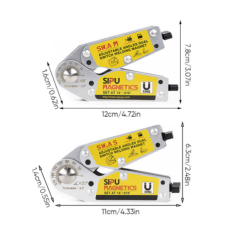 Adjustable Magnetic Welding Magnets