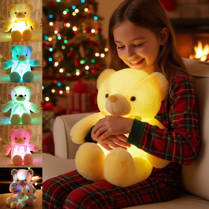 LED Light-Up Teddy Bear Plush Toy