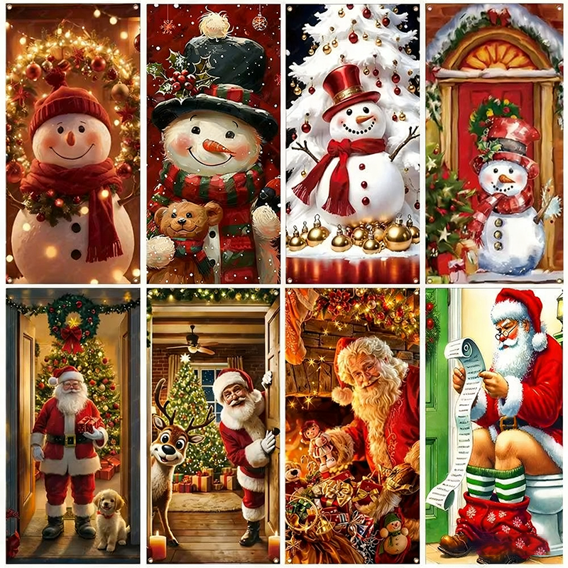 🎅Santa Claus Door Sticker Decoration