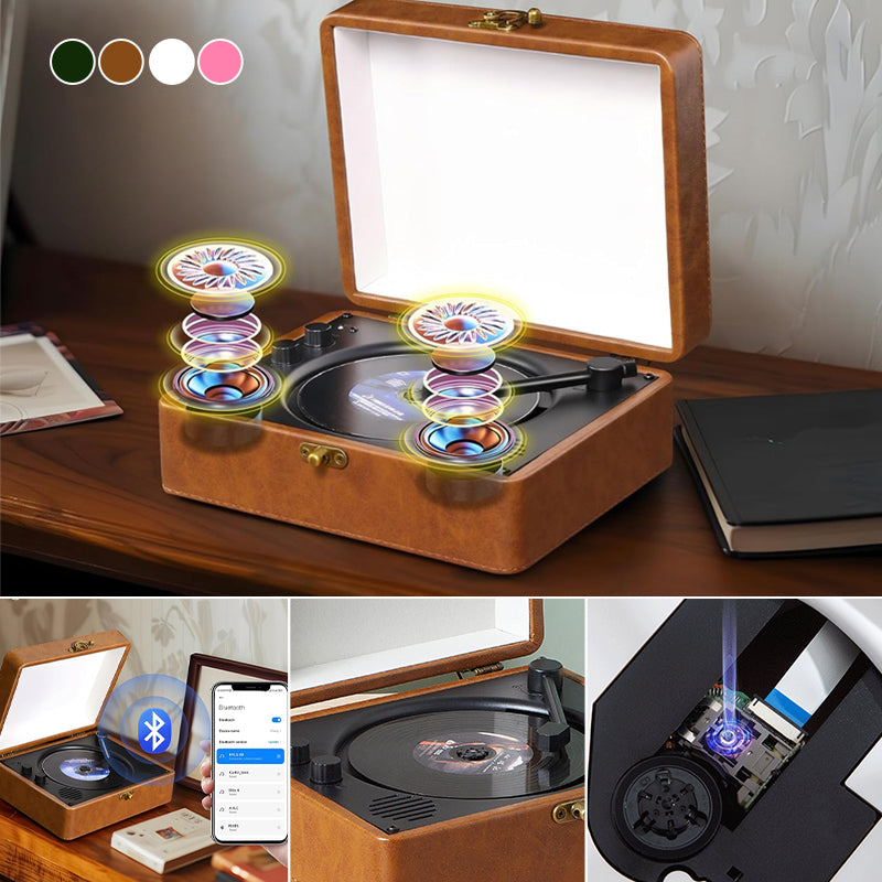 Portable Retro CD Bluetooth Music Player