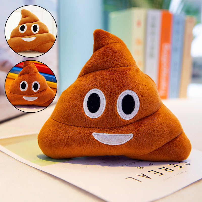 Funny Poop Emoji Plush Pillow