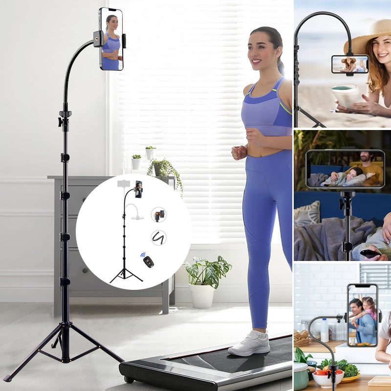 Tablet Stand Holder with Adjustable Gooseneck