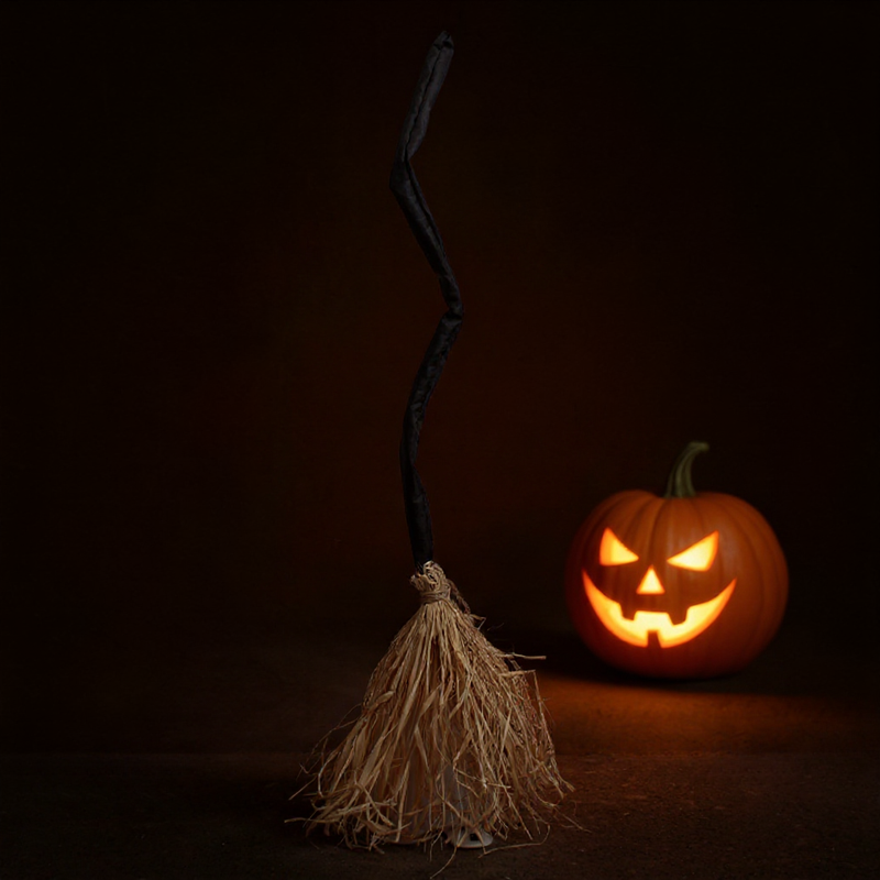 Halloween Electric Witch Broom