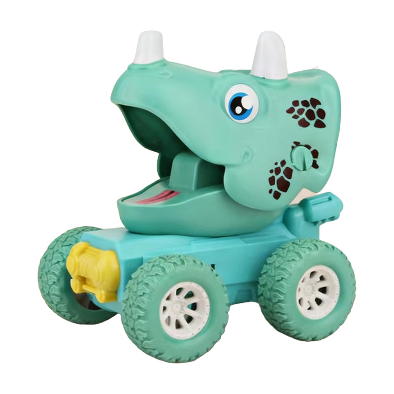 Inertia Press Dinosaur Car Toy