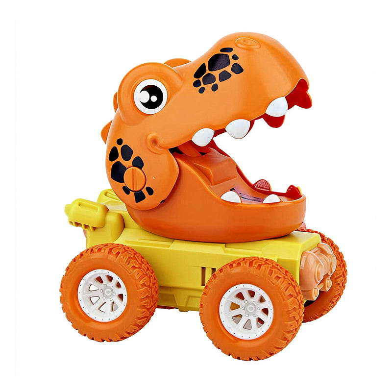 Inertia Press Dinosaur Car Toy