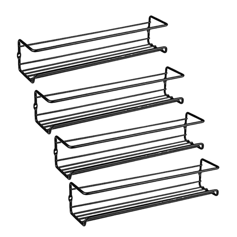 Carbon Steel Wall-Mounted Kitchen Spice Rack