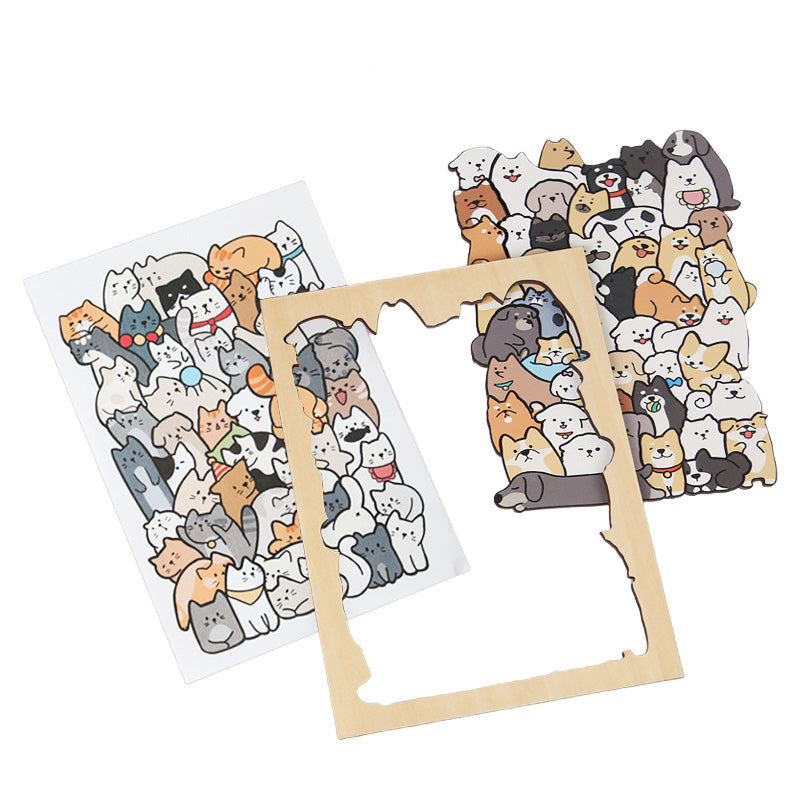 Animal Stacking Puzzle Blocks Toy Set