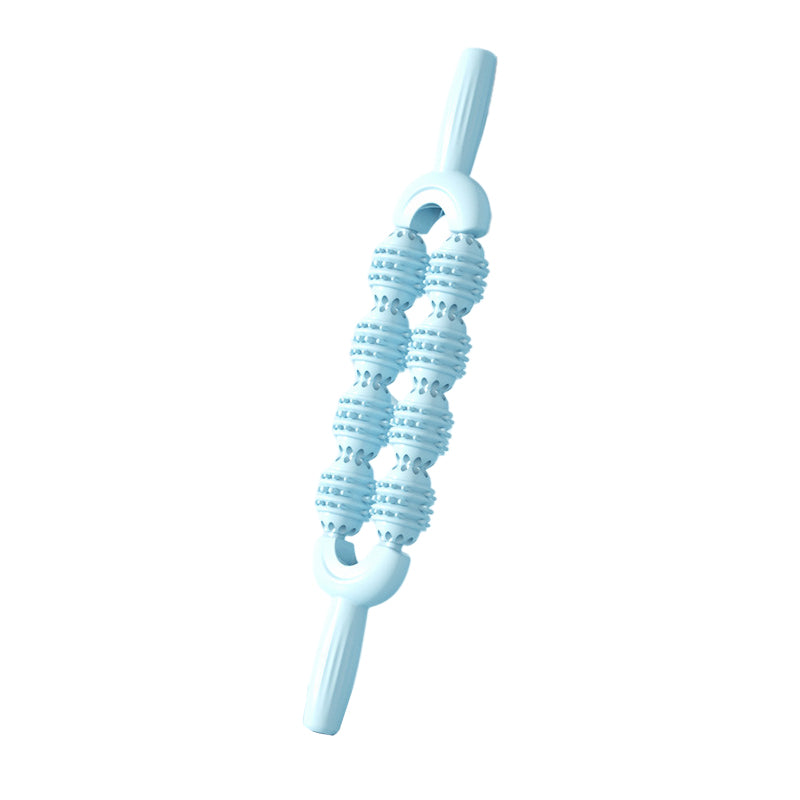 Dual-Row 8-Wheel Sensory Massage Stick