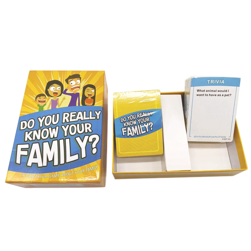Family Fun Learning Card Game