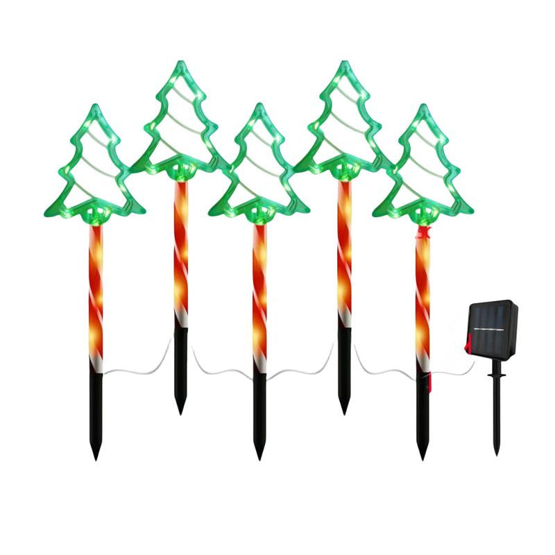 Solar Christmas Tree Lawn Lights