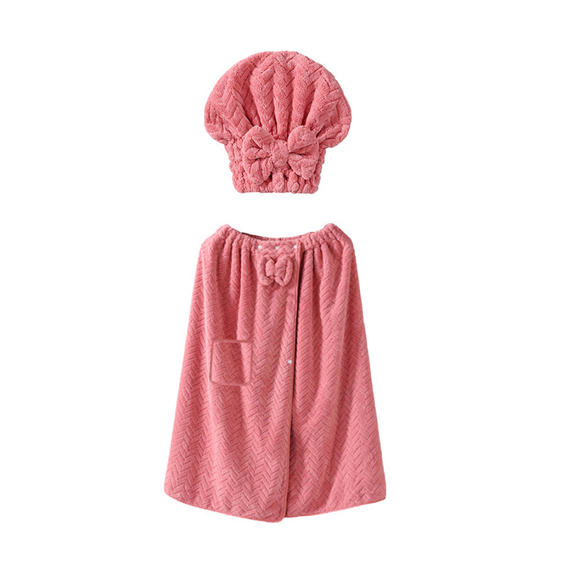 Plus Size Solid Color Bath Towel