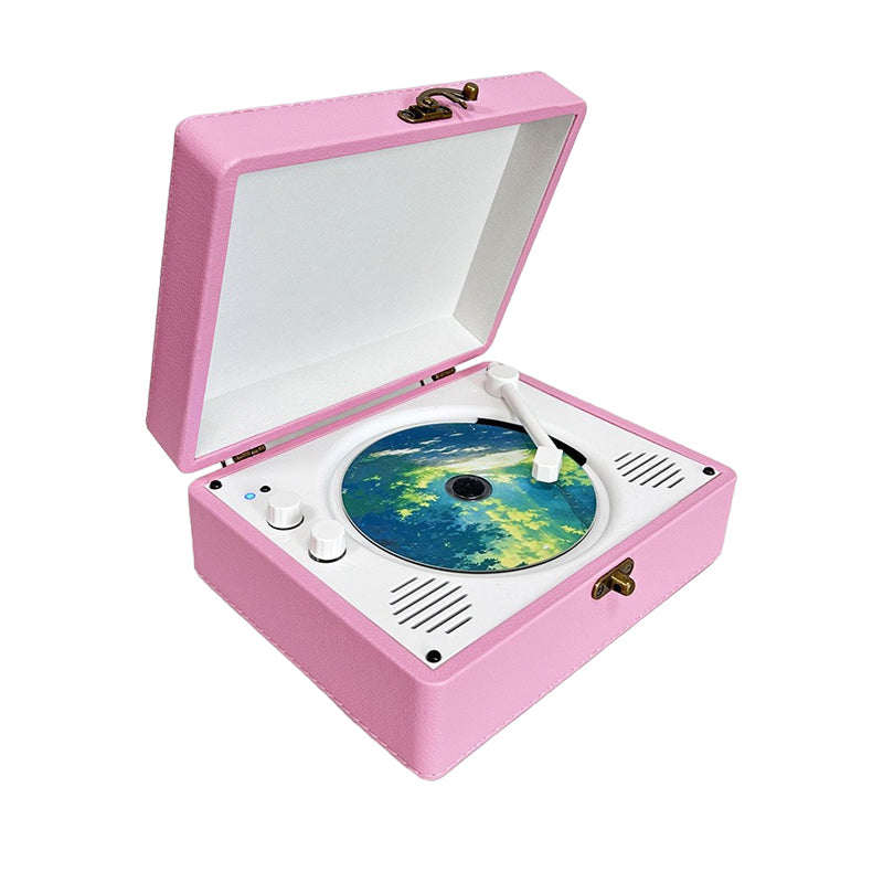 Portable Retro CD Bluetooth Music Player