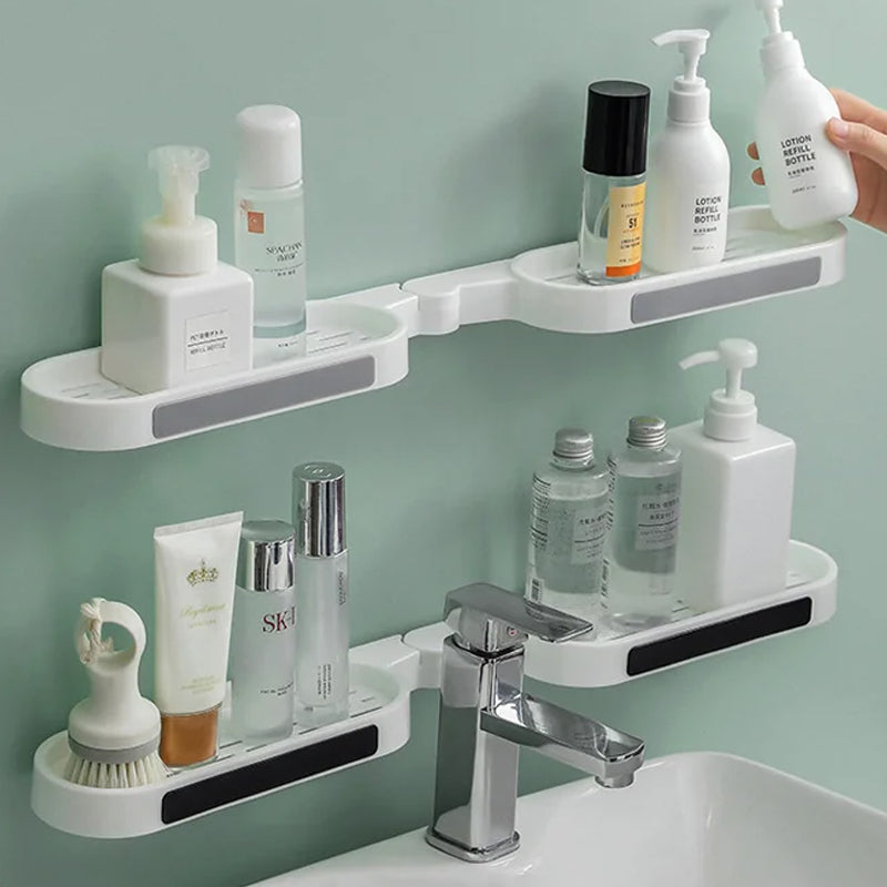 Bathroom rotating multifunctional rack