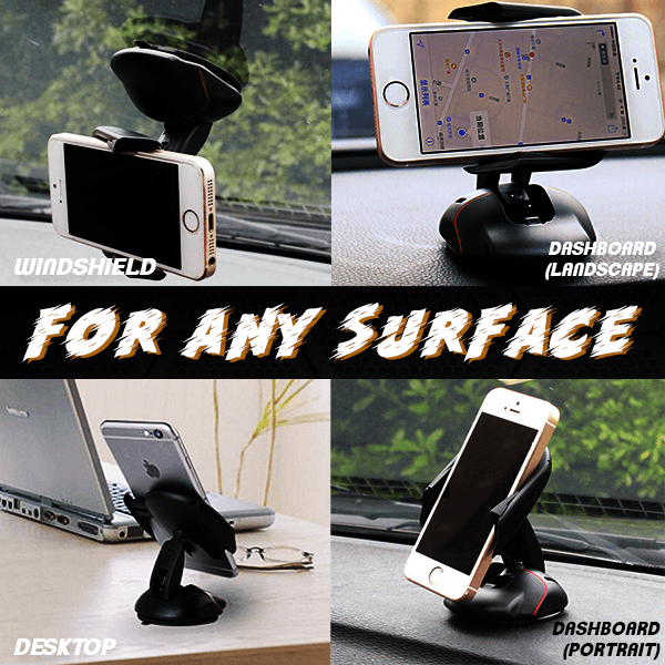 360° Transformable Car Phone Mount