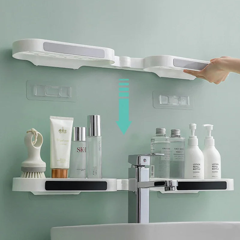 Bathroom rotating multifunctional rack