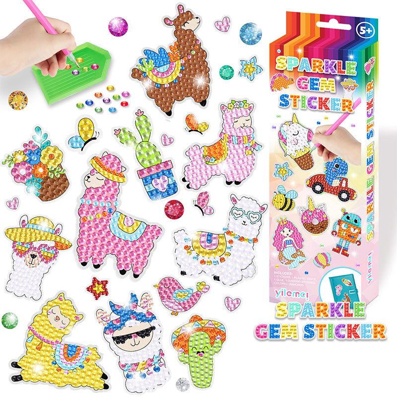 Children's DIY cartoon diamond sticking paintings