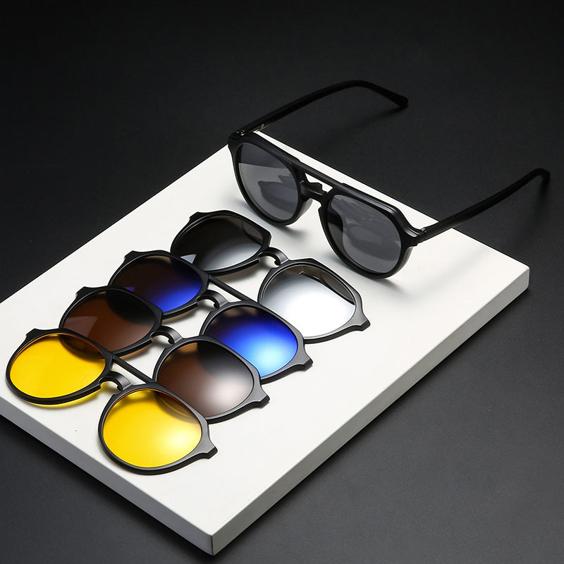 Magnetic polarizing glasses
