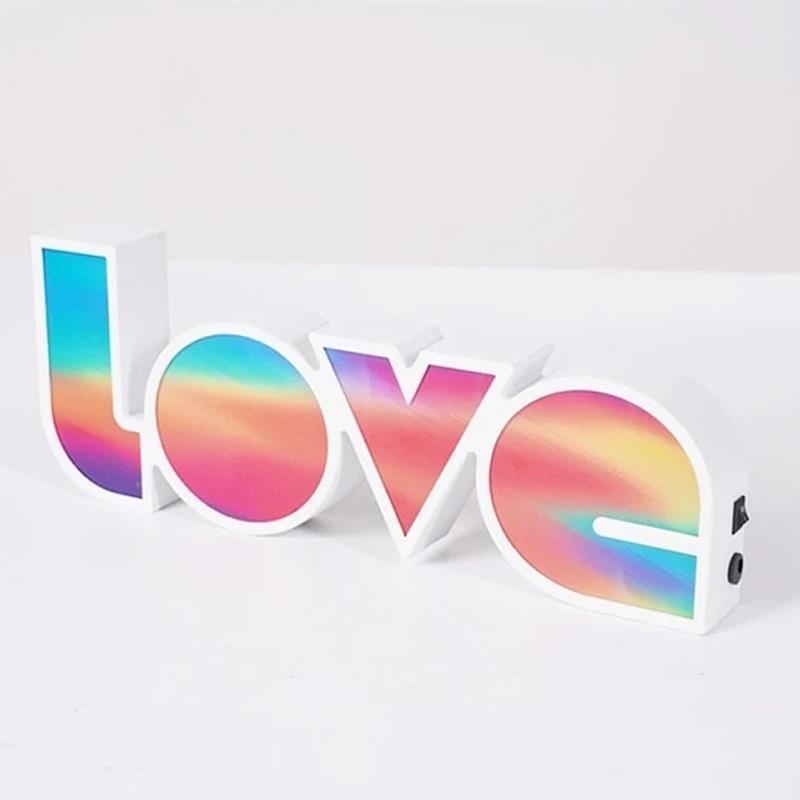 Love Letters Decor LED Light
