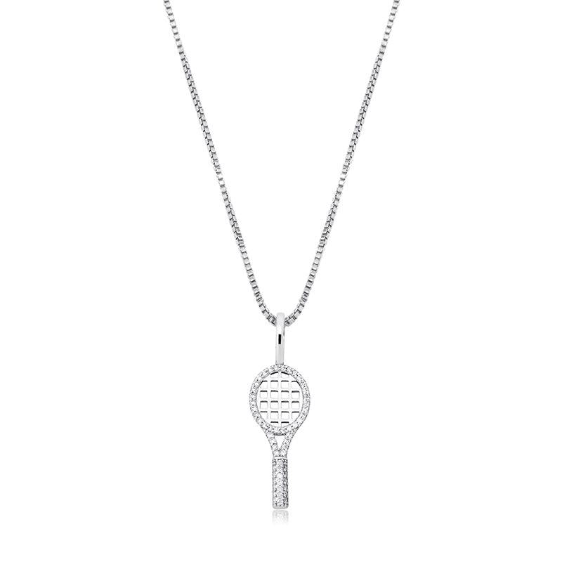 Sterling Tennis Necklace