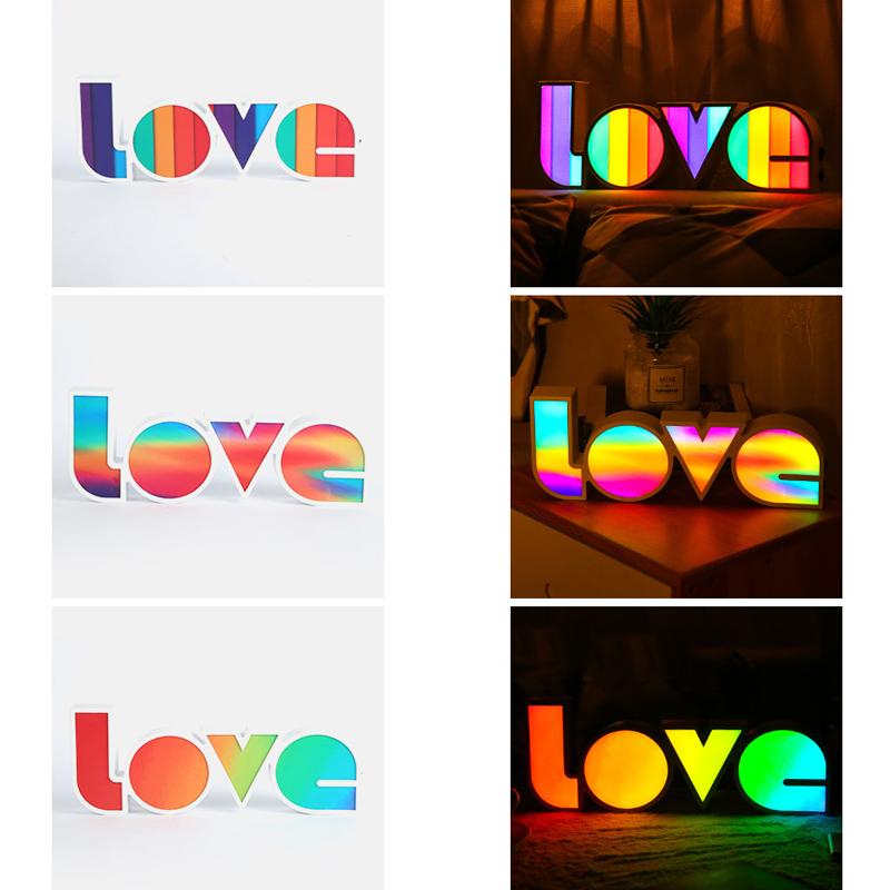 Love Letters Decor LED Light
