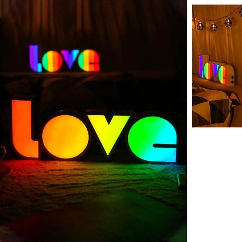 Love Letters Decor LED Light