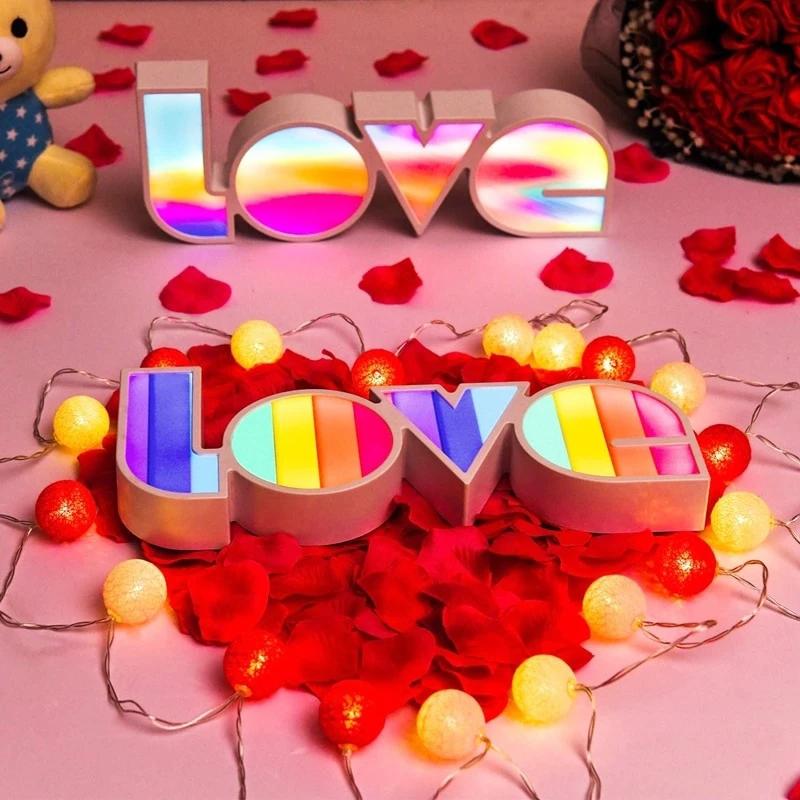 Love Letters Decor LED Light