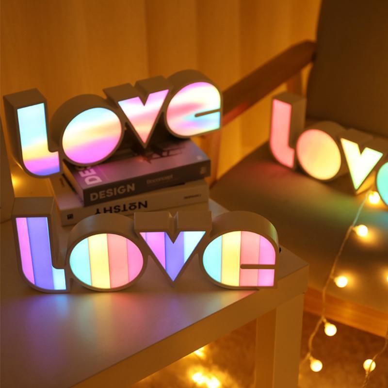 Love Letters Decor LED Light