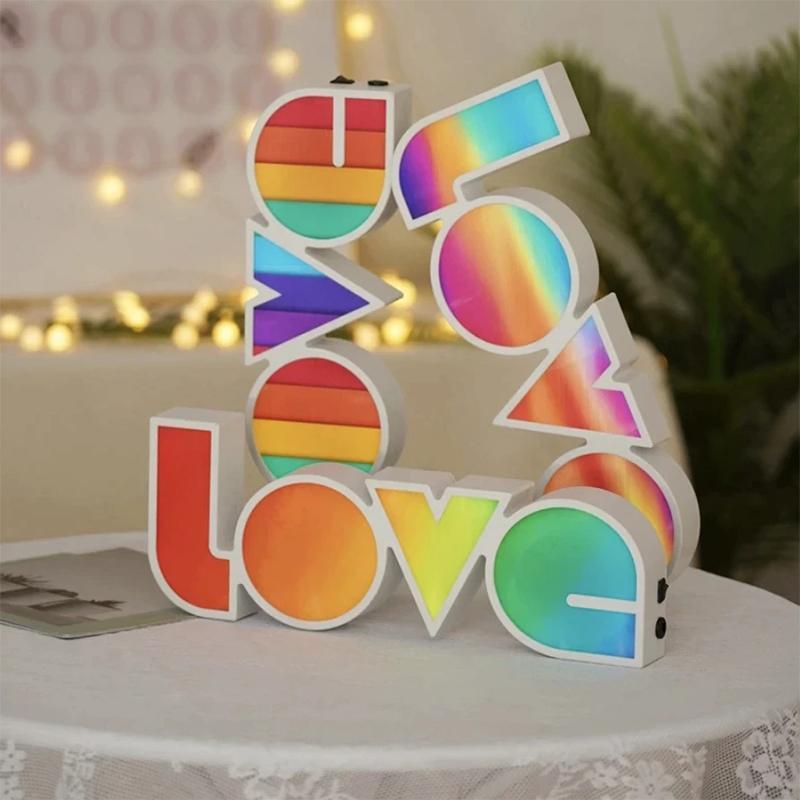 Love Letters Decor LED Light