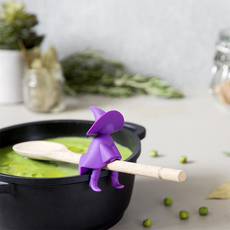 Silicone Witch Spoon Holder