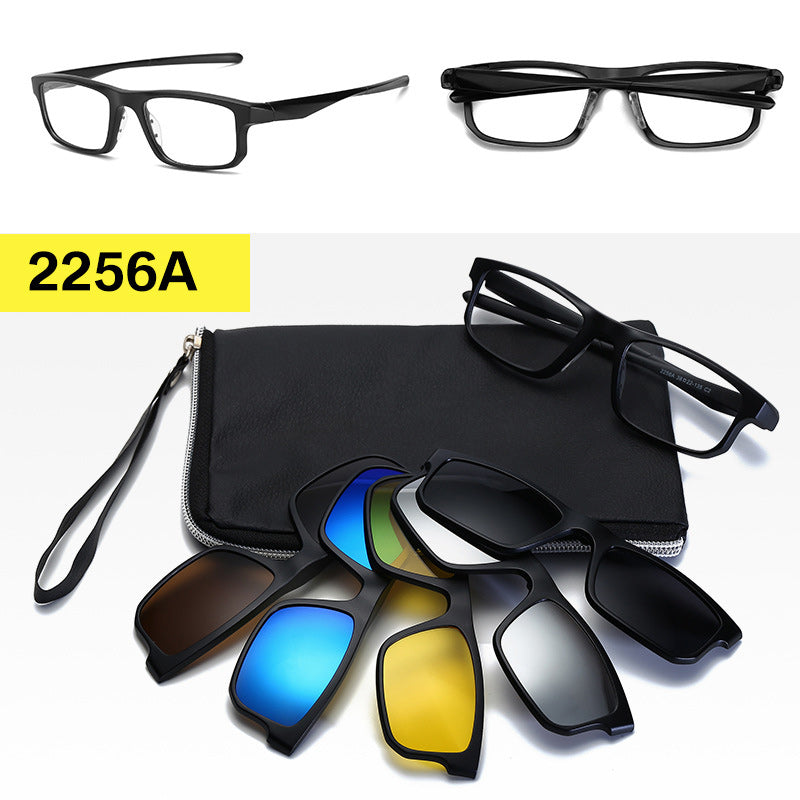 Magnetic polarizing glasses