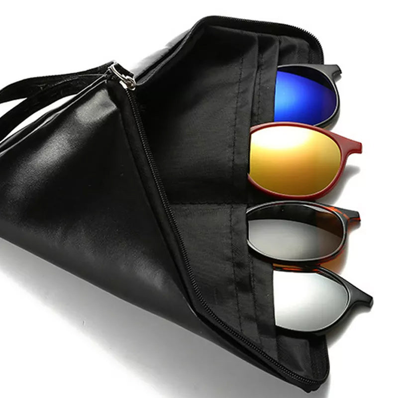 Magnetic polarizing glasses