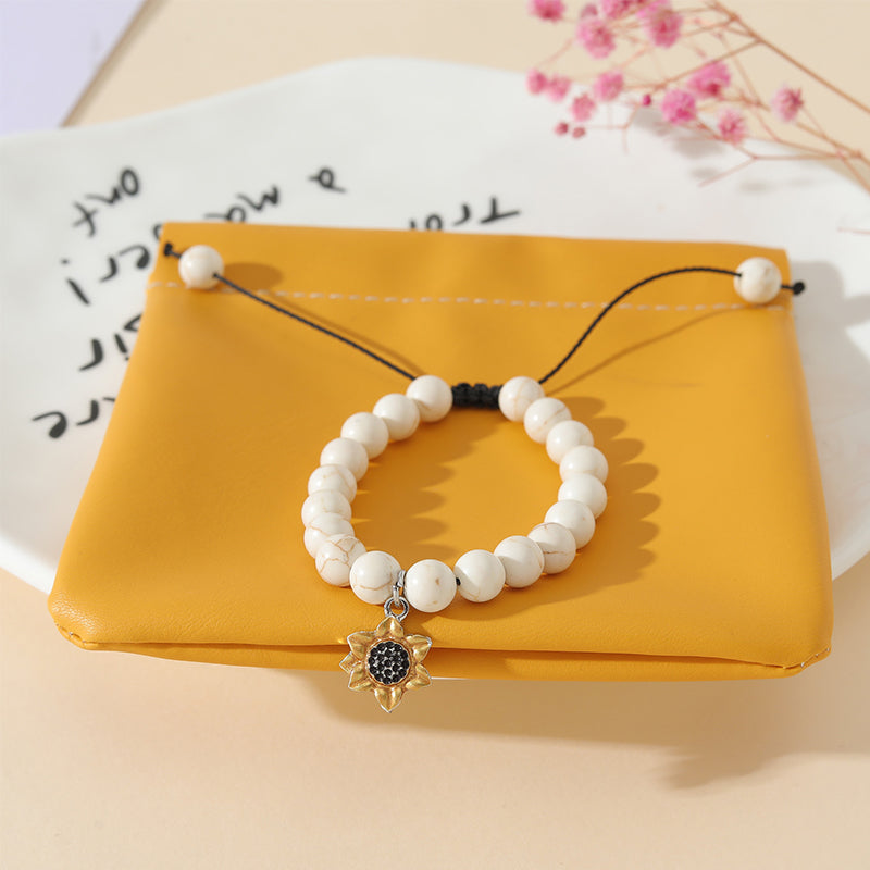 Sunflower Natural Stone Beads