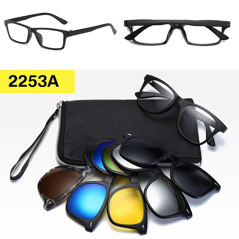 Magnetic polarizing glasses