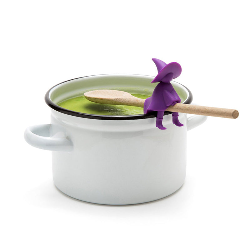 Silicone Witch Spoon Holder