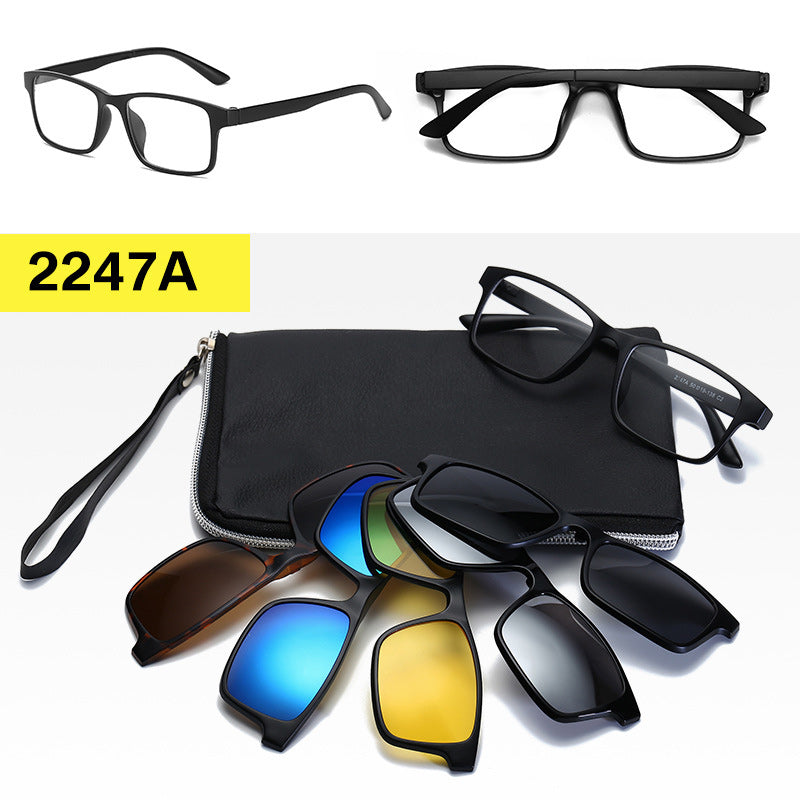 Magnetic polarizing glasses