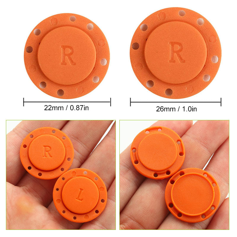 High-Grade Invisible Plastic Magnet Button 10PCS Buckle Clothing Decoration Handwork Sewing Set DIY Scrapbook Clothing Crafts Acc
