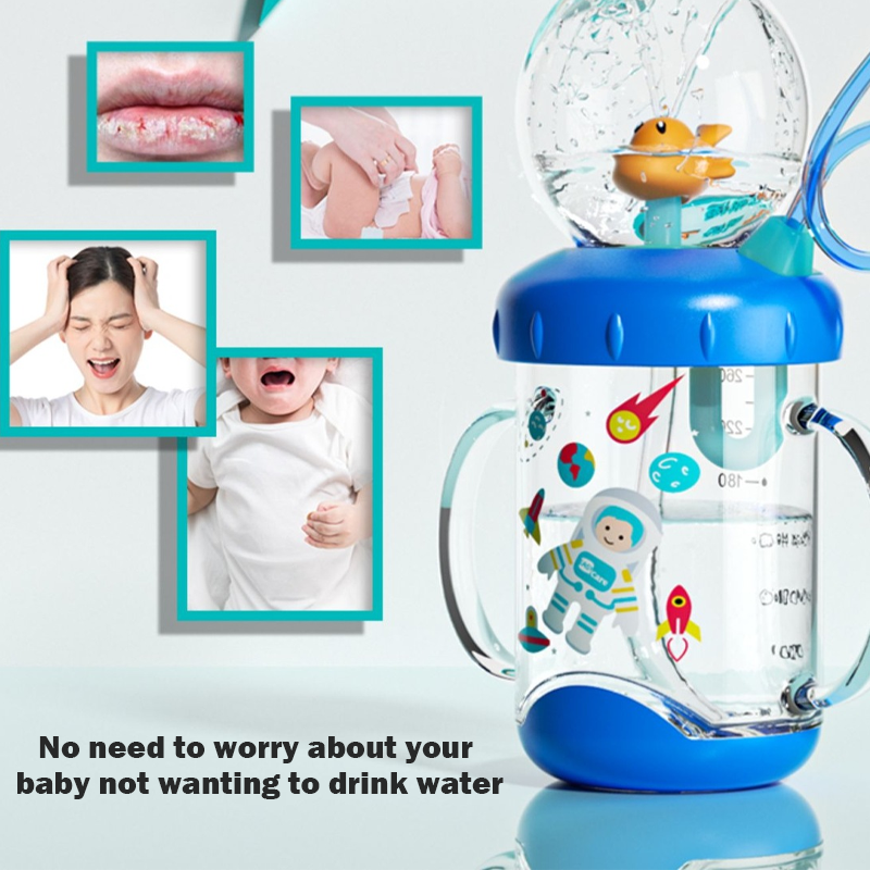 Cute Children's Whale Spray Drinking Cup