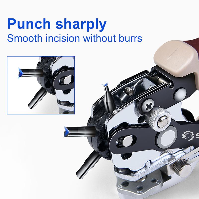 Saker Multi-function Hole Punch