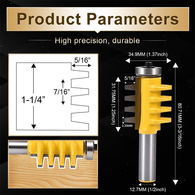 The Tongue & Groove Milling Router Bit