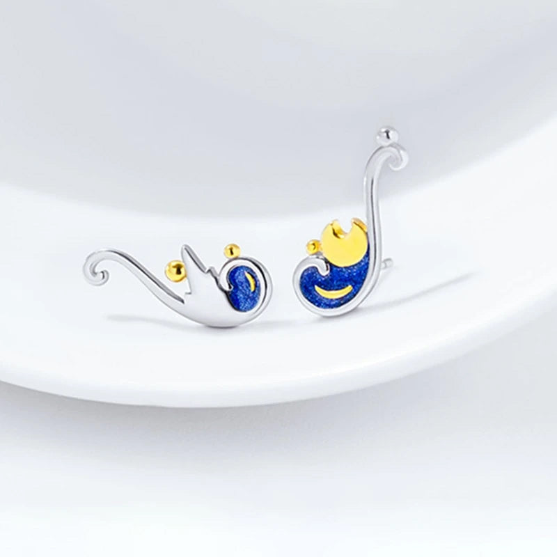 Van Gogh Starry Night Earrings