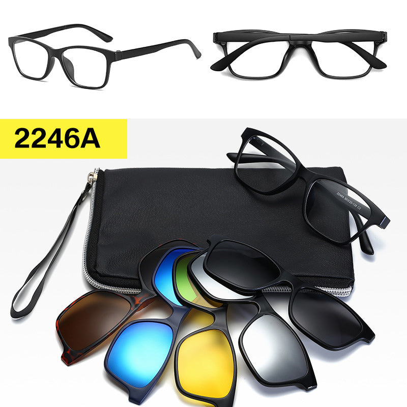 Magnetic polarizing glasses