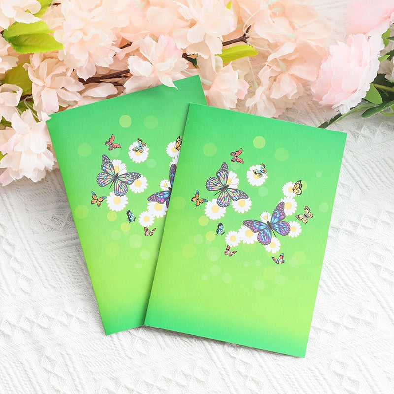 Colorful Butterflies Pop-up Card