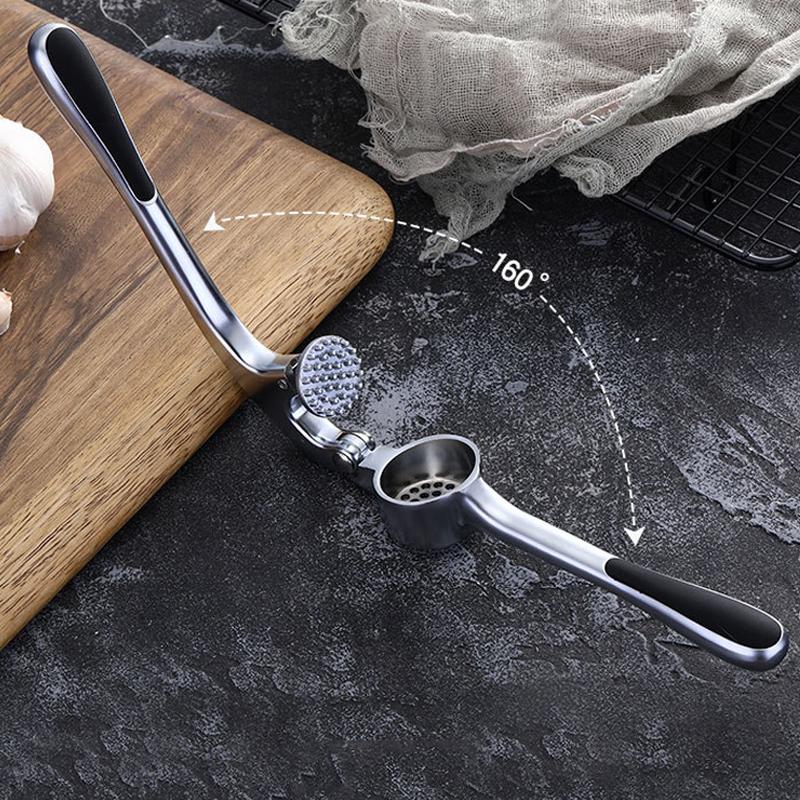Garlic Crusher with Ergonomic Handle
